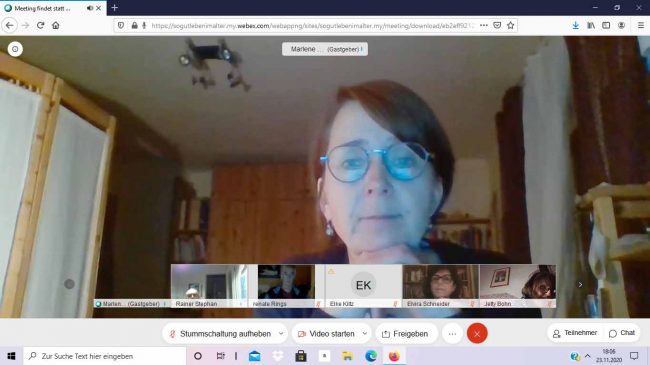 Marlene Jänsch (oben). Screenshot: Enrico Angelucci