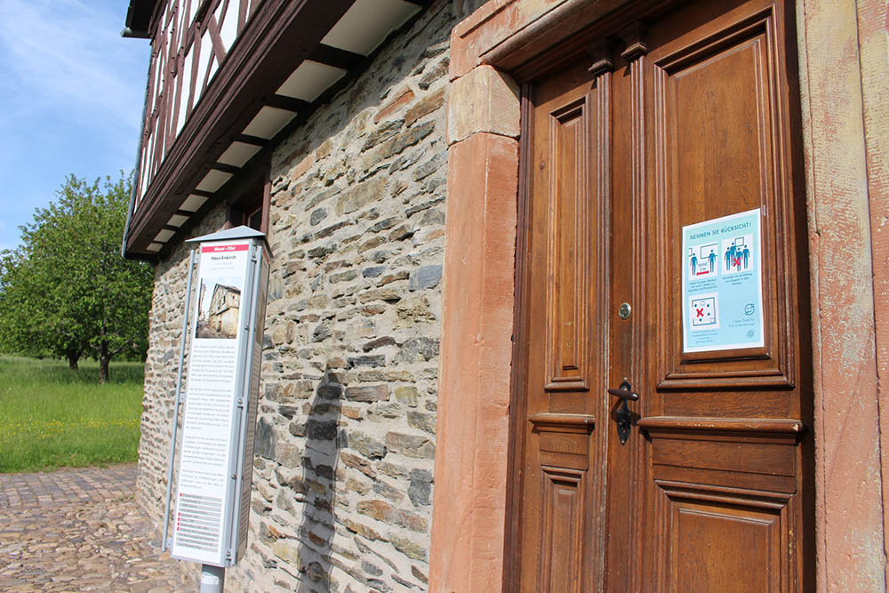 Tür im Freilichtmuseum. Foto: Simone Mager