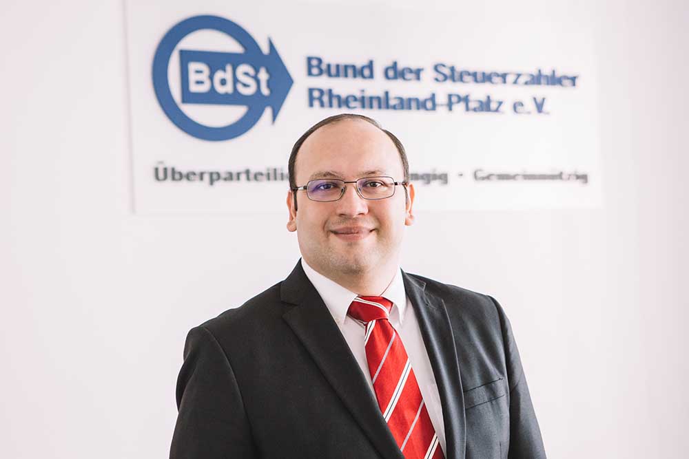 René Quante, Geschäftsführer des Steuerzahlerbundes Rheinland-Pfalz. Foto: Steuerzahlerbund.