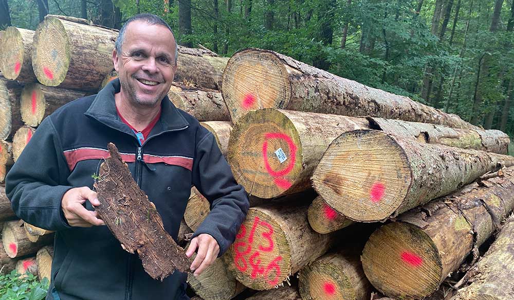 Revierförster Frank Steines. Foto: Simone Mager