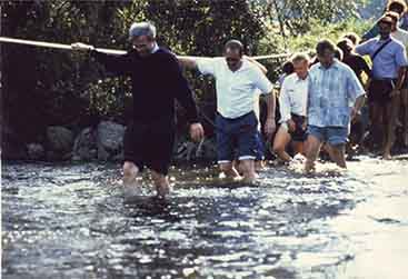 Eröffnung der Nahe-Furt 1992. Foto: KTI Bad Sobernheim