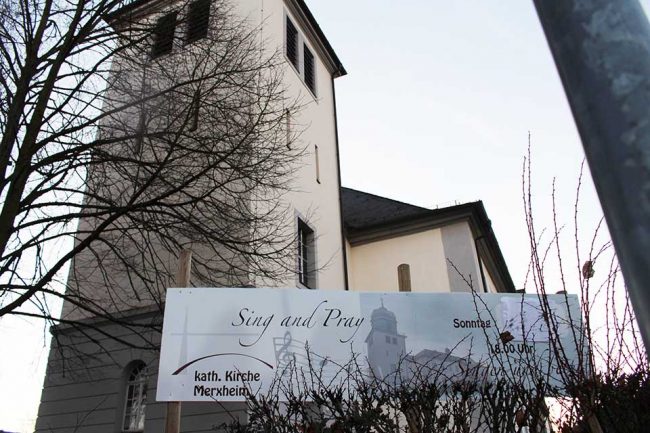 Kirche Merxheim. Foto: Simone Mager