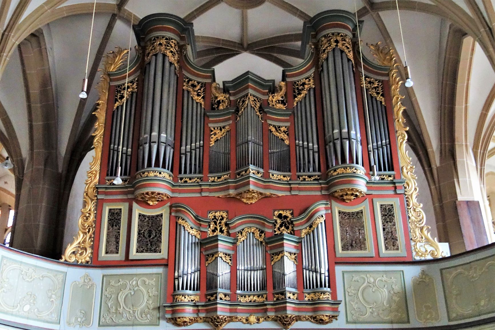 Orgelb 4 R Stumm Orgel in der Schlosskirche Meisenheim. Foto: Renate Gilcher
