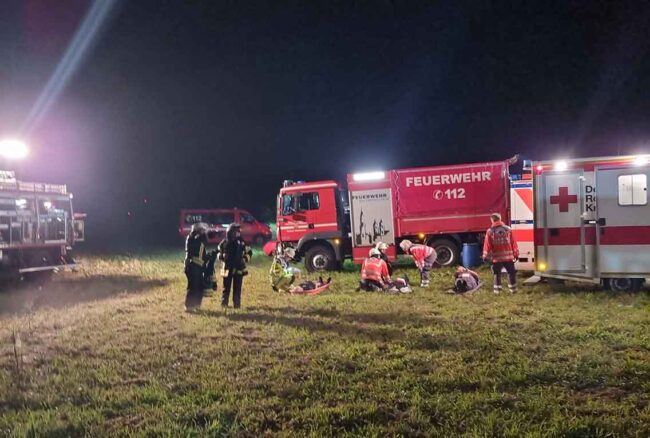 Großübung in Boos. Foto: Team Medien Landkreis Bad Kreuznach