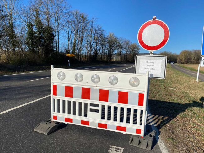 K20 gesperrt. Foto: Simone Mager