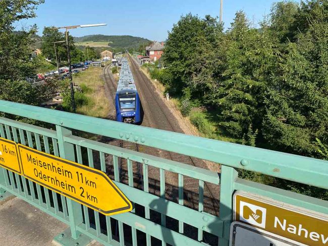 Zugbrücke in Staudernheim. Foto: Simone Mager