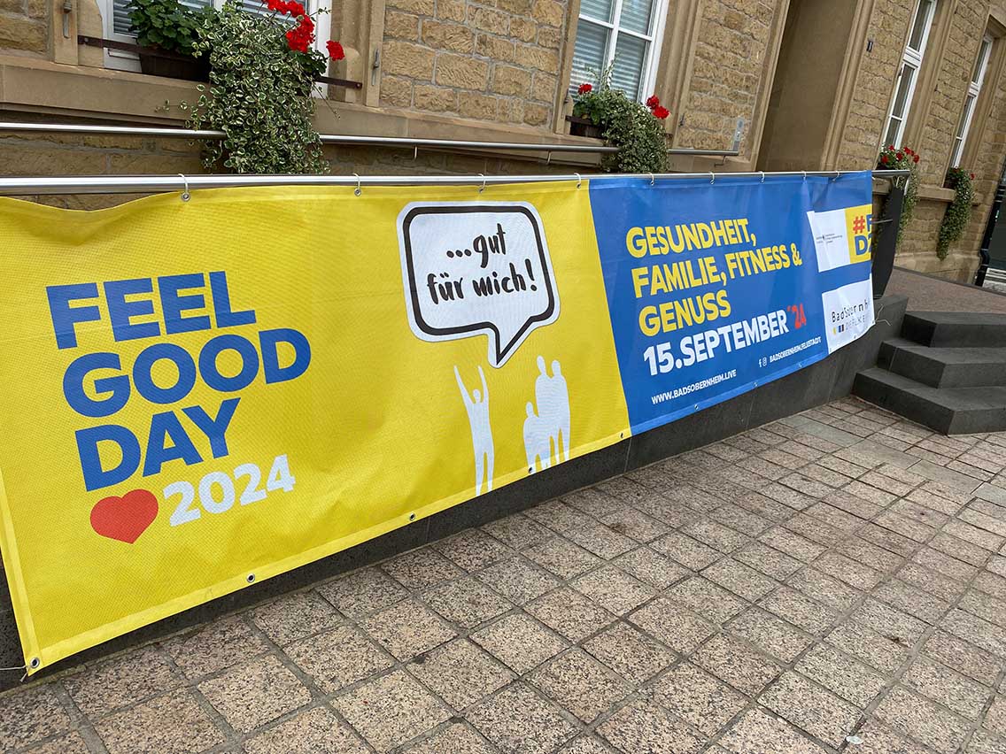 Plakat FeelGoodDay. Foto: Simone Mager