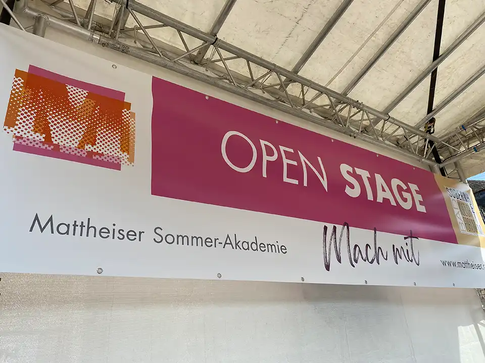 Open Stage Bühne der MSA am Marktplatz in Bad Sobernheim