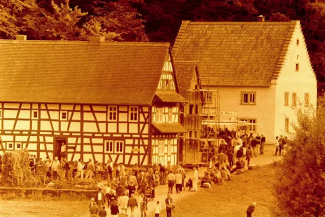 Besucherandrang beim Museumsfest 1998