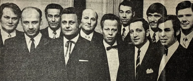 Der Stammtich „Faule Sprüch“ initiierte 1971 im Gesellschaftshaus ein Konzert zugunsten der Aktion Sorgenkind.