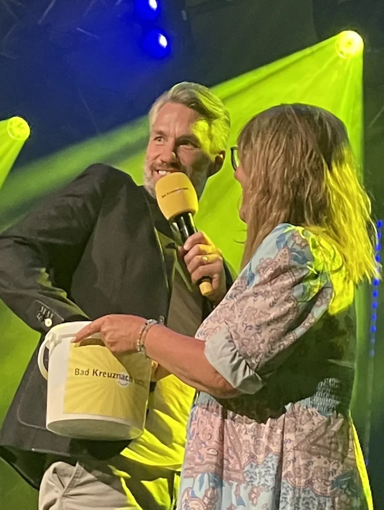 Stefan Bockelmann bei Bad Kreuznach lacht.